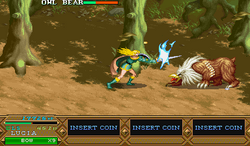 The owlbear as an opponent in Tower of Doom.