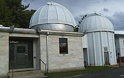 The Whitin Observatory is home to the Astronomy department, and occasionally has viewing nights open to the public.