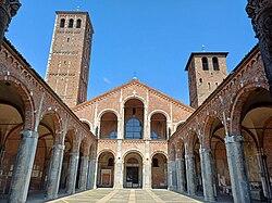 St. Ambrose Basilica dates back to AD 379–386.