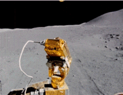 The Lunar Roving Vehicle was driven on the Moon's surface during the 1971 Apollo 15 mission