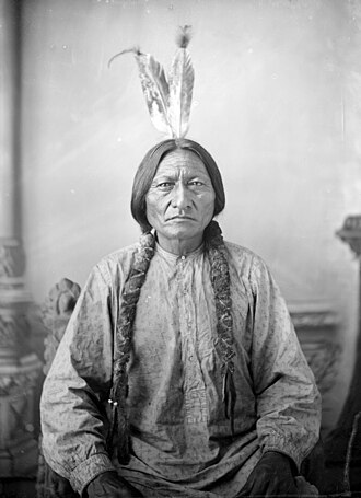Sitting Bull, a Hunkpapa, was one of the principal Sioux leaders.