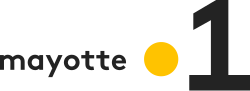 The logo of Mayotte La Première, the local public broadcaster (part of the France Télévisions network).
