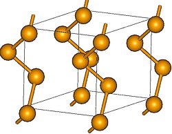 Structure of hexagonal (gray) selenium