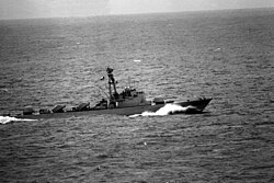 Sa'ar 4 type ship of the Chilean Navy