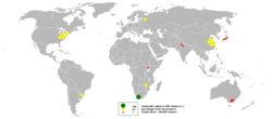 Vermiculite output in 2005