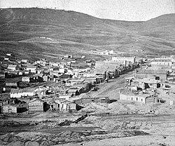 Virginia City from Alder Gulch in the late 1890s, by Charles Roscoe Savage