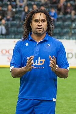 New Caledonian footballer Christian Karembeu, 1998 FIFA World Cup winner with France[169]