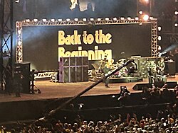 Black Sabbath performing their final show, titled Back to the Beginning, on 5 July 2025