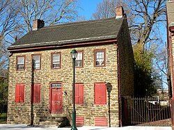 Grumblethorpe Tenant House in the Germantown section of Philadelphia, where 80 percent of the buildings were made entirely of stone