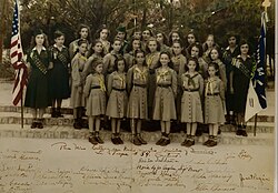 San Juan, Puerto Rico Girl Scouts Troop No. 54, (Year 1945)