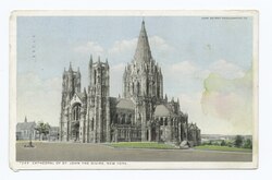 Architectural rendering of the cathedral's design for Heins & LaFarge, Architects (1891)