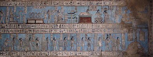 Astronomical ceiling relief from Dendera, Egypt
