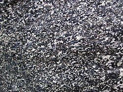 Amphibolite from Warrensburg, Adirondack Mountains, New York State, USA