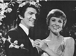 Andrews with Italian tenor Sergio Franchi in 1973