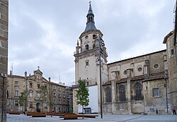 Cathedral of Santa María de Vitoria, completed in the 17th century