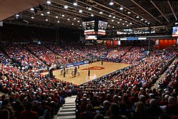 UD Arena during a Dayton Flyers men's basketball game in 2016