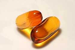 Fish oil capsules