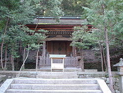 A lunar shrine to Tsukuyomi-no-Mikoto at Matsunoo-taisha in Kyoto
