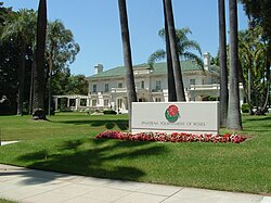 Tournament House, also known as the Wrigley mansion