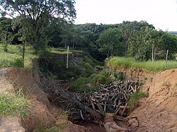 A gully in Avaré, Brazil