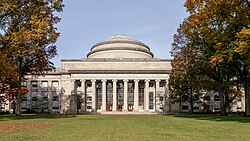 Bosworth's Building 10 and Great Dome overlooking Killian Court