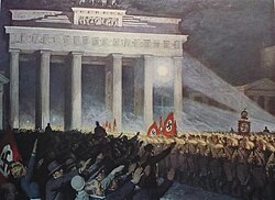 English-language films depicting the early modern period to the modern era, including Nazi Germany, have frequently portrayed characters using Received Pronunciation