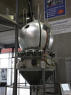 Replica of the Zenit and Vostok spacecraft bus