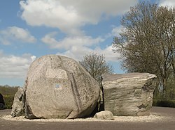 Glacial erratics from Norway on Schokland in the Netherlands