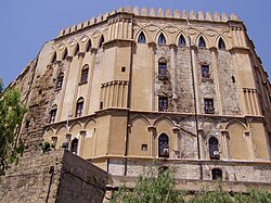 Palazzo Reale in Palermo, built by Roger II (1st half of the 12th century)