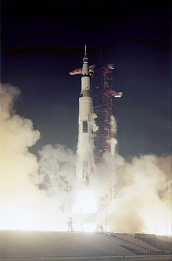 Apollo 17 launches on December 7, 1972