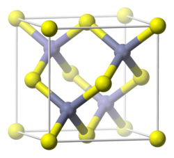 A zincblende unit cell