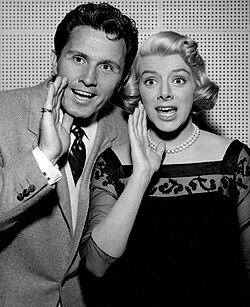 Publicity photo with Rosemary Clooney from the television program The Lux Show featuring Rosemary Clooney (1957-58)