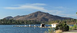 Cowles Mountain from Lake Murray
