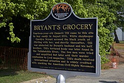 Bryant's Grocery Mississippi Freedom Trail Marker, 2018