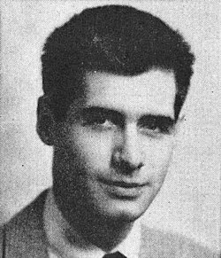 Kurosawa based his 1963 crime film High and Low on Ed McBain's novel King's Ransom. Image of McBain, 1953