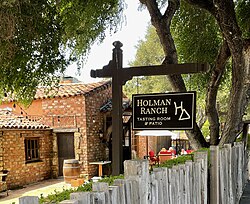 Holman Ranch Tasting Room is at West Carmel Valley Road.