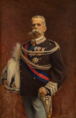 Umberto I in his later years, c. 1900
