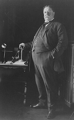 United States President William Howard Taft was often ridiculed for being overweight.