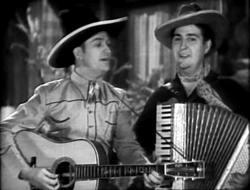 Gene Autry with Smiley Burnette, 1934