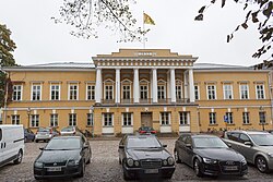 Åbo Akademi, an academy building designed by Charles Bassi, was built on 1833 in Turku, Finland.