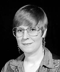 Lois McMaster Bujold in 1996. Photo by David Dyer-Bennet