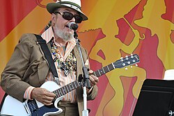 Dr. John performing at Jazz Fest