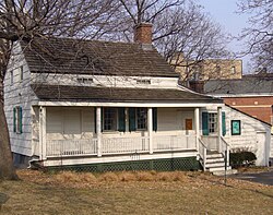 The cottage in the Fordham section of the Bronx, where Poe spent his last years