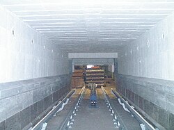 Industrial furnace equipped with high-temperature mineral wool modules