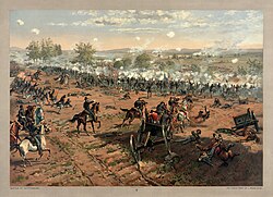 The Battle of Gettysburg, the turning point of the American Civil War