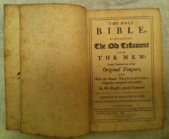 Title page of the 1760 Cambridge edition
