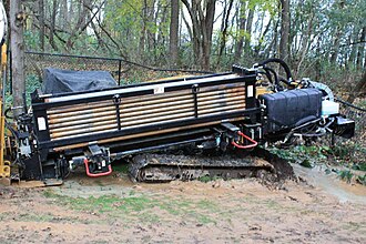 Geothermal drill machine in Wisconsin, US
