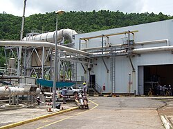 Bouillante geothermal power plant, Guadeloupe