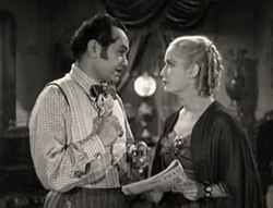 Robinson and Miriam Hopkins in Barbary Coast (1935).