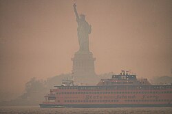 The Statue of Liberty on June 7